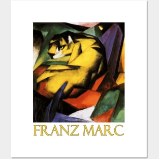 Tiger by Franz Marc Posters and Art